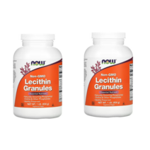 2팩 나우푸드 레시틴 과립 Non GMO 454g Lecithin, 2개