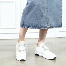 성수동 수제화 가죽 키높이 운동화 4.5cm
