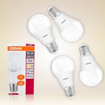OSRAM LED 전구 18W 4PK - 전구색