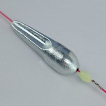 원투 다운샷 봉돌 채비 구멍봉돌 추 장어 낚시, 원투추4호(8개입)