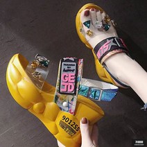 가바바 여성 신발 평범함은 거부한다 통굽 펑크스타일 여름 샌들 G49971