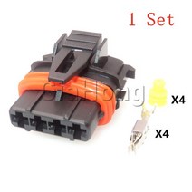 고무패킹 가스켓1세트 4 웨이 자동차 부품 368162-1 1928404745 점화 코일 고전압 패키지 밀폐형 와이어 케, 01 Black