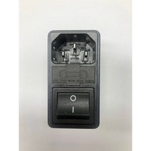 [소켓+휴즈홀더+스위치] 0717-2S-PQ 스냅인타입 1.0MM 1.5MM /더블휴즈 4P 2단 스위치 Inalways, 판넬두께 1.0MM  5개