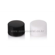 스크류바이알용캡/뚜껑(5ml.8ml.10ml용), 검정, 테프론라이너