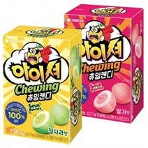 GK 오리온 아이셔 청사과맛 캔디 42gX12개 (반박스) 사랑방 특이한 맛있는 사탕 대용량 추천, 42g, 12개