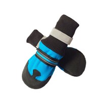 [퍼피니스](S-XL) 중형견 대형견용 발목 업 앵클 부츠, 블루