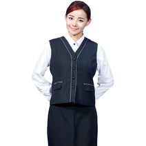 DR05 유니폼 조끼 베스트 사무실 접수처 안내 사무복
