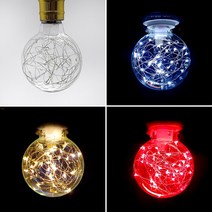 LED 에디슨 전구 은하수전구 G95, 주광색(흰색빛), 포커스LED카오스G95_1.5W