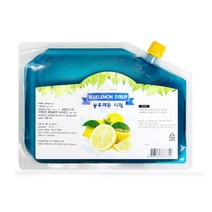 쥬피터 블루레몬 시럽 리필형 1kg, 본품