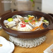 도자기가 전골 뚝배기, 1개, 블랙2호