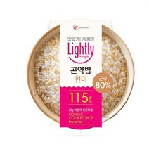대상 라이틀리 곤약 현미 즉석밥 용기형, 170g, 4개