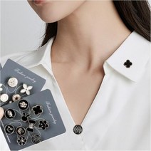 뱃지 세트 10p 패션 오픈 오픈 단추 브로치 브로치 방지