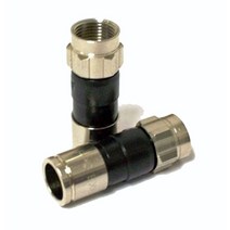 C.P. Company PPC EX6XLPLUS RG6 스냅 앤 씰 야외 압축 커넥터 (커넥터 100개 벌크 팩)