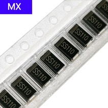 SMA 빠른 정류기 쇼트 키 Diodos 100 개/몫 US1M RS1M SS110 SS24 SS14 DO-214AC Smd 부품 다이오드 smd, RS1M (100 Pcs)