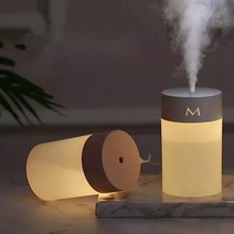 가습기 기화식 자연 천연 미니 가열식 화산 필터형 필터기 260ML 가습기, 10 면봉