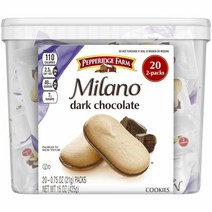 Pepperidge Farm 페퍼리지팜 밀라노 다크 초콜릿 쿠키 21g 20개입, .g, .개
