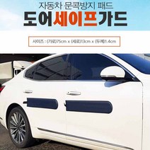 문콕방지 패드 도어 세이프가드 자석식으로 간편한 문콕방지가드 자동차 도어가드, 도어 세이프가드[네이비], 2p