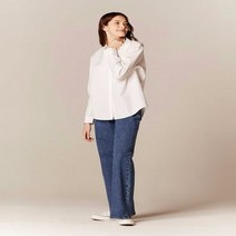 지오다노 NEW 스트레이트 데님 413534(02워시드미디엄블루)