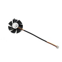 GTX 1050 OC 로우 프로파일 냉각 팬 교체 FS1250-S2053A 12V 0.19A 기가 바이트 GTX1050/1050Ti 그래픽 카, 한개옵션0