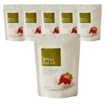 올가 사무실간식 탕비실 어린이집 영양간식 주전부리 군것질 딸기 퐁당 요거트스낵 16g, 6개