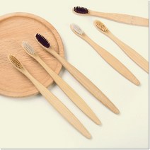 제로웨이스트 아동용 칫솔 대나무 생분해 미세모 각인 64851EA, 상품선택, 2아동대나무-화이트