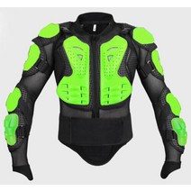 오토바이 아머 바디 몸통 보호대 갑옷 모토 크로스 전신 스포츠 레이싱 갑옷 자켓 MX 오프로드 컨트리 바이, 05 green_01 S