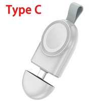 애플 워치 8 7 SE 6 5 4 3 2 용 무선 충전기 패드 마그네틱 C USB 고속 도킹 스테이션 스탠드, 02 TYPE C 충전r input