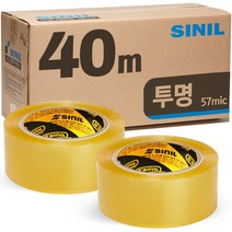신일 투명 OPP 박스테이프 40m 50개