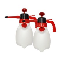 [크로바] 압축식 분무기 2L x 2개 원예 물조리 살균소독 세차선팅, 압축분무기 2리터 x 2개