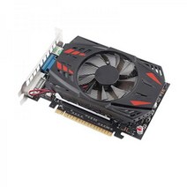 SHYEKYO 컴퓨터 그래픽 카드 데스크탑 네트워크 액세서리용 저소음 780MHz GTX1050Ti 1G 128Bit DDR5