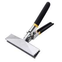 A young store 핸드 시머 15.2cm(6인치) 스트레이트 조 판금 벤더 도구 폼 엣지 솔기 플라이어 인체 공학적 핸들 벤딩 및 플랫닝 툴