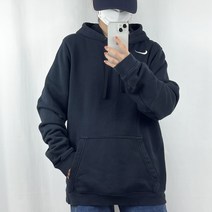 (구제의류)나이키 스우시 기모 후드티 S / 빈티지아워 230414