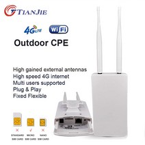 와이파이라우터 tianjie cpe905 외부 방수 150mbps smart 홈 135, 유럽 ​​버전