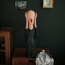 소리 지르는 뭉크의 절규 인형 독특한 선물, 상세페이지 참조