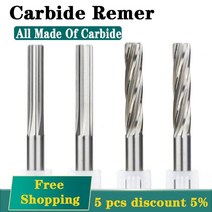 목공 절삭 트리머 리머 비트 텅스텐 스틸 리머 전체 텅스텐 강재 1mm-20mm 초경 리머 CNC 머시닝 센터 용, 08 4.5x30x60x4F