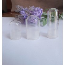 비즈공예 원석 10set 18x3020x3 025x3 820x50mm 투명 유리 병 상단 구멍 플라스틱 트레이 O 공장 농장 용, 03 20x30mm