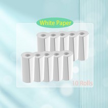 스마트폰사진인화기 휴대폰 사진출력 다기능 사진 휴대용 열전 사 프린터 미니 무선 핸즈프리 전화 포켓 노, 07 10 Paper