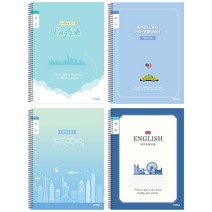 1000 초등 슬림 영어노트 좁은칸 남아용 11750 IB, 색상/디자인랜덤