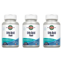 2+1 칼 요산 플러시 Uric Acid Flush 100mg 60베지캡슐 3통, 1개, 기본