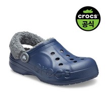 정품 크록스 공용 털크록스 바야 라인드 퍼즈 네이비 22FUCL206633