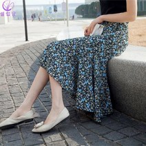 셀럽당 여성용 머메이드스커트 플레어스커트 A라인 롱스커트
