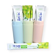 동아제약 가그린 라임 스틱 10ml 일회용 구강 청결제 휴대용 가글 케이스 50개, 블루