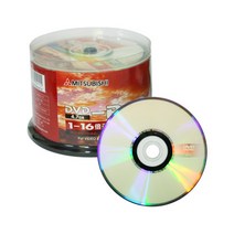 미쯔비시 DVD-R 공DVD 16배속 4.7GB 50장, 일반