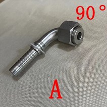 유압 피팅 메트릭 M10-M42 스레드 콘 호스 엔드 오일 파이프 커넥터 홀드 유형 튜브 고압, A bend_8MM to M20x1.5