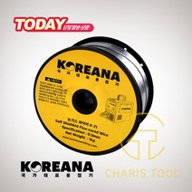 코리아나 논가스 철 와이어 K-71 0.9mm 1kg 용접봉 MIG-100D 용접기 전용