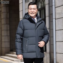 DFMEI 파파 패딩 남성용 도톰한 방한 겨울 후드 코트 도톰한 방풍 방수 코트