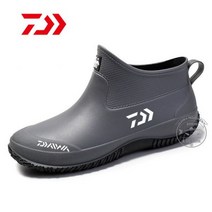 갯벌장화 2023 Daiwa 패션 정원 작업 신발 레인 슈즈 짧은 부츠 주방 미끄럼 방지 신발 로우탑 야외 스포츠 낚시, 41 Thanks, On the picture 12