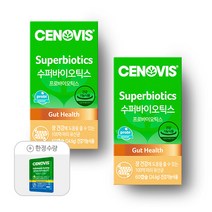 [세노비스] 수퍼바이오틱스 유산균 (60캡슐/60일분) x 2개, 단품, 단품