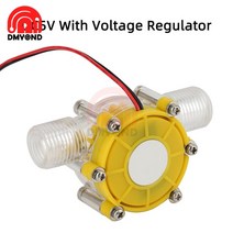 마이크로 수력 발전기 DC 물 흐름 펌프 터빈 80V/12V/5V, 02 DC5V