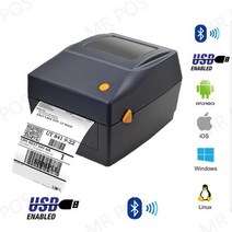 영수증사진기 포토프린터 Xprinter 라벨 바코드 프린터 열영수증 UPS DHL 메이커용 USB 블루투스 20-100m, 04 BK USB Bluetooth_01 EU 플러그